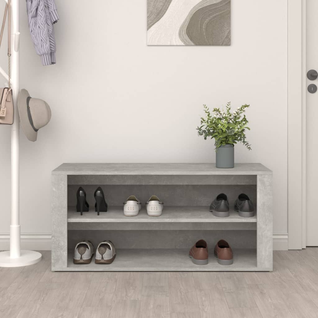 Schuhregal 100X35X45 Cm Holzwerkstoff