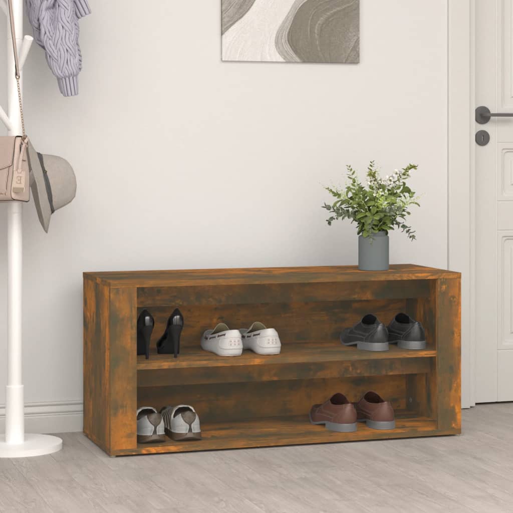 Schuhregal 100X35X45 Cm Holzwerkstoff