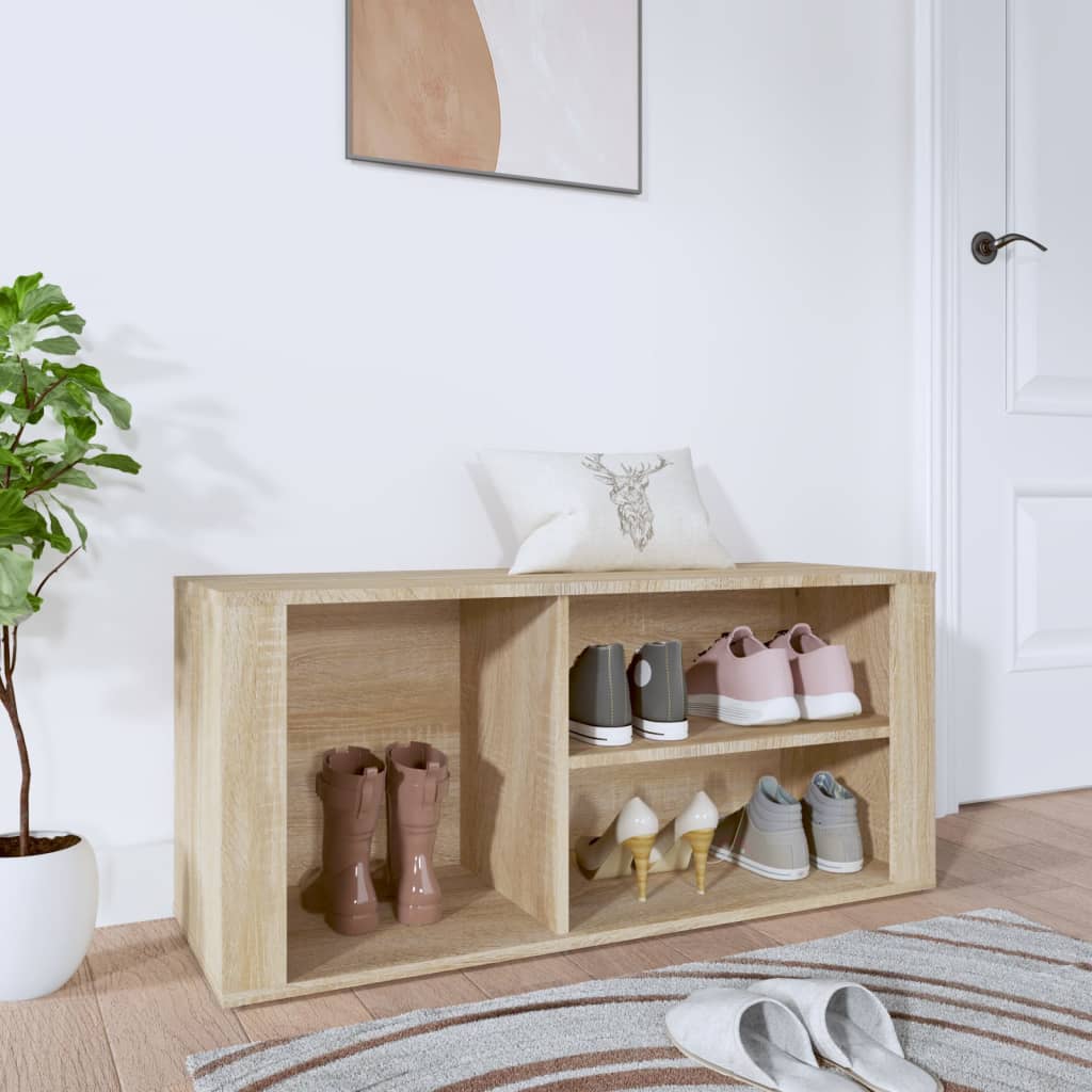 Schuhregal 100X35X45 Cm Holzwerkstoff