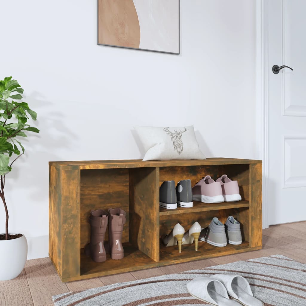 Schuhregal 100X35X45 Cm Holzwerkstoff