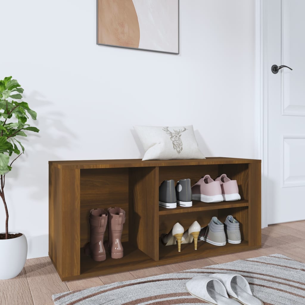Schuhregal 100X35X45 Cm Holzwerkstoff