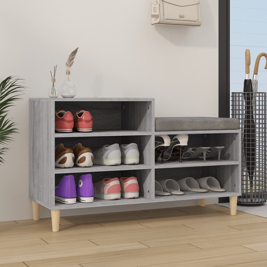 Schuhregal 102X36X60 Cm Holzwerkstoff