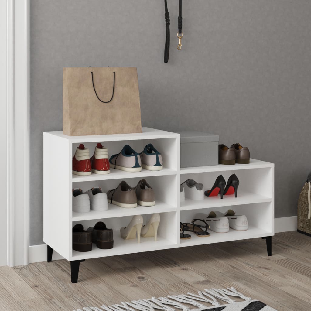 Schuhregal 102X36X60 Cm Holzwerkstoff