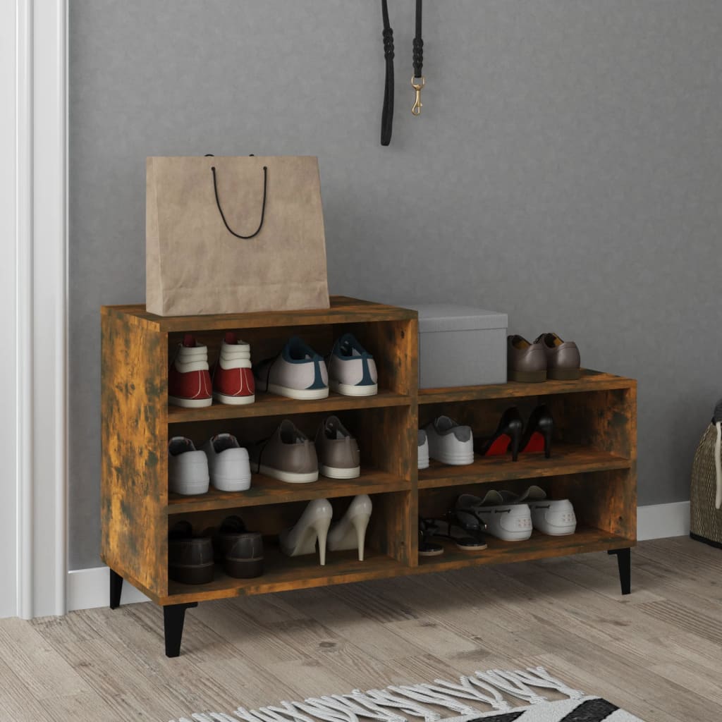 Schuhregal 102X36X60 Cm Holzwerkstoff
