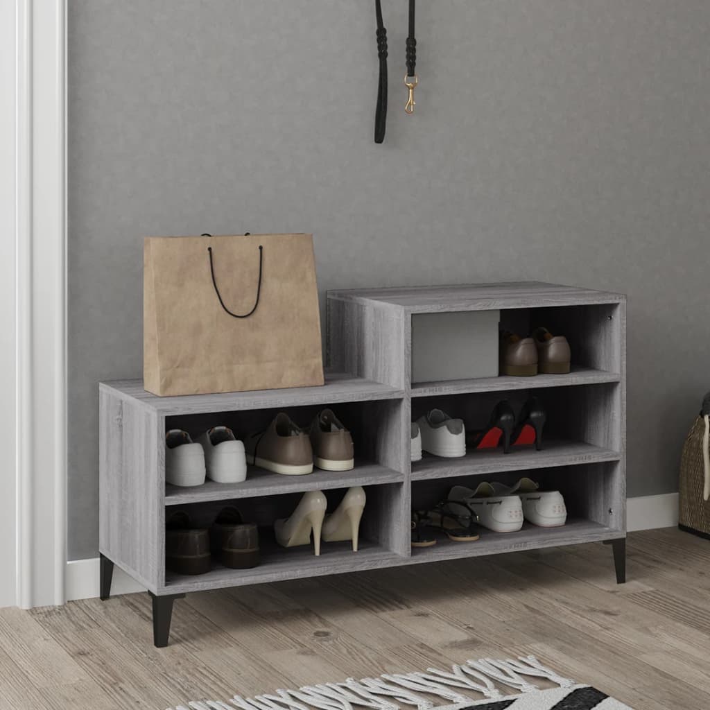 Schuhregal 102X36X60 Cm Holzwerkstoff