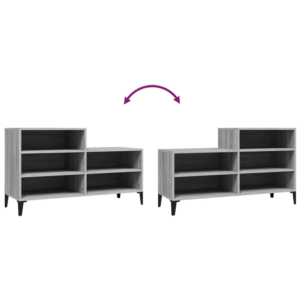Schuhregal 102X36X60 Cm Holzwerkstoff