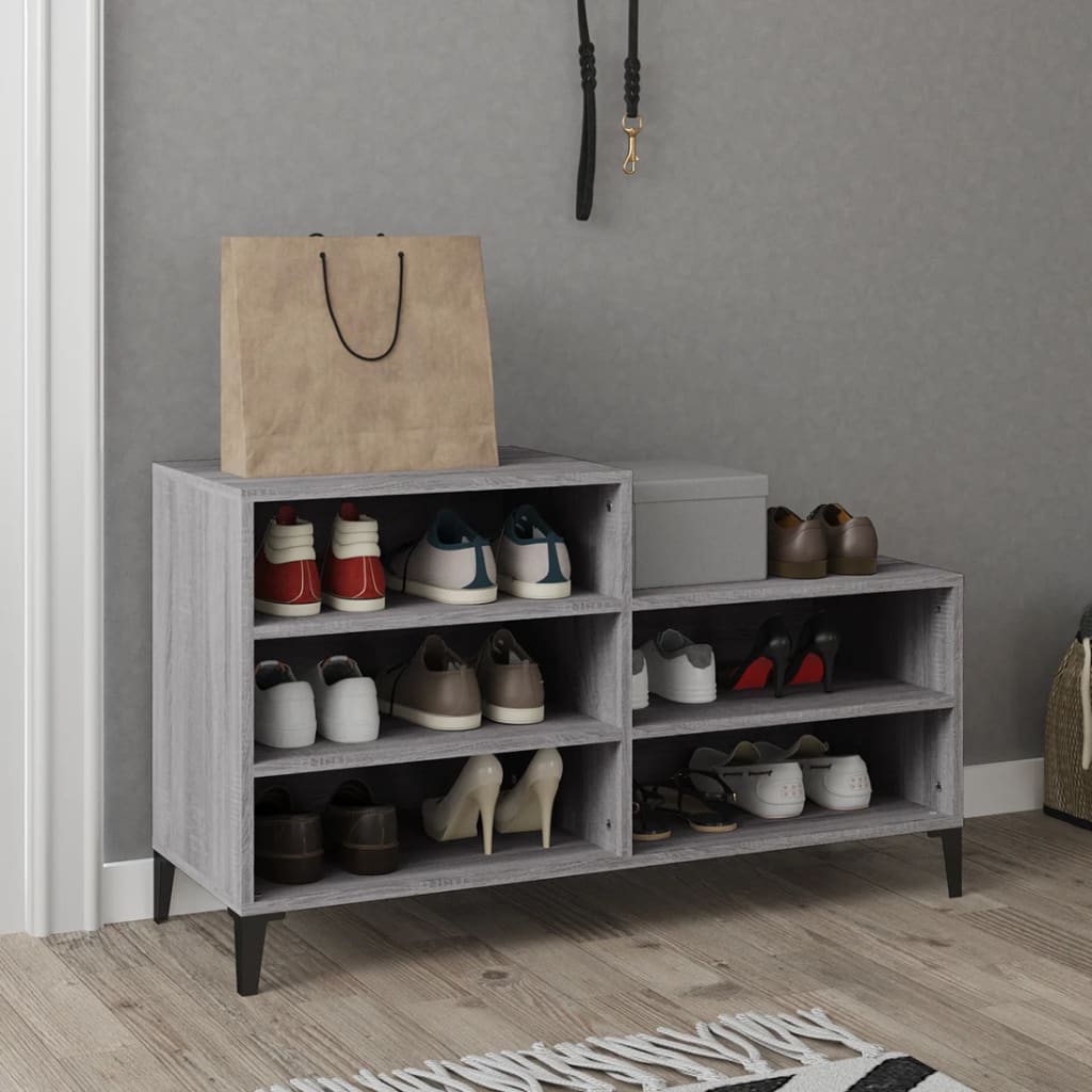 Schuhregal 102X36X60 Cm Holzwerkstoff