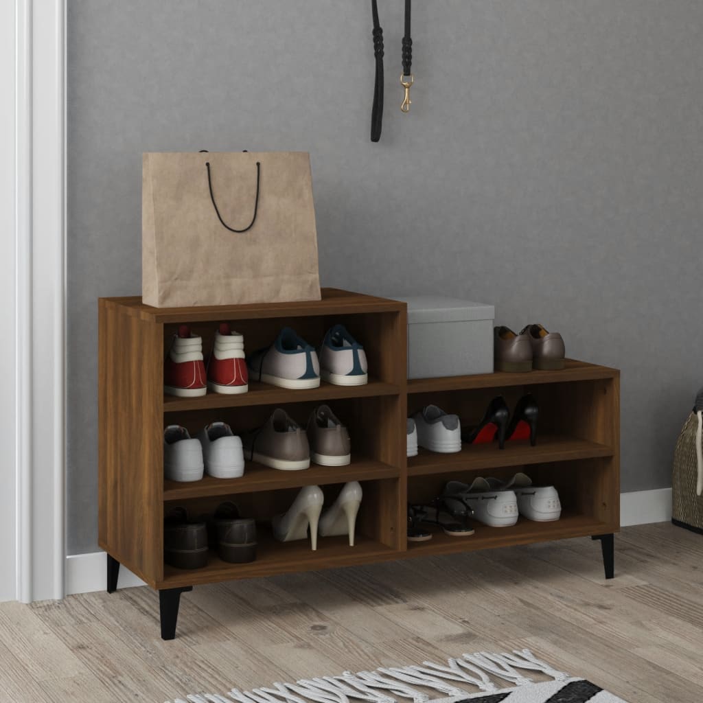 Schuhregal 102X36X60 Cm Holzwerkstoff