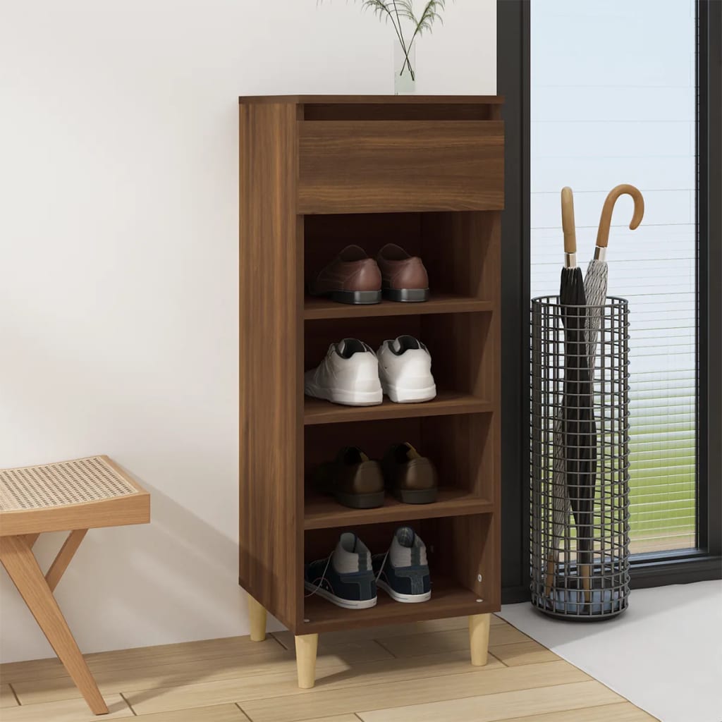 Schuhschrank 40X36X105 Cm Holzwerkstoff