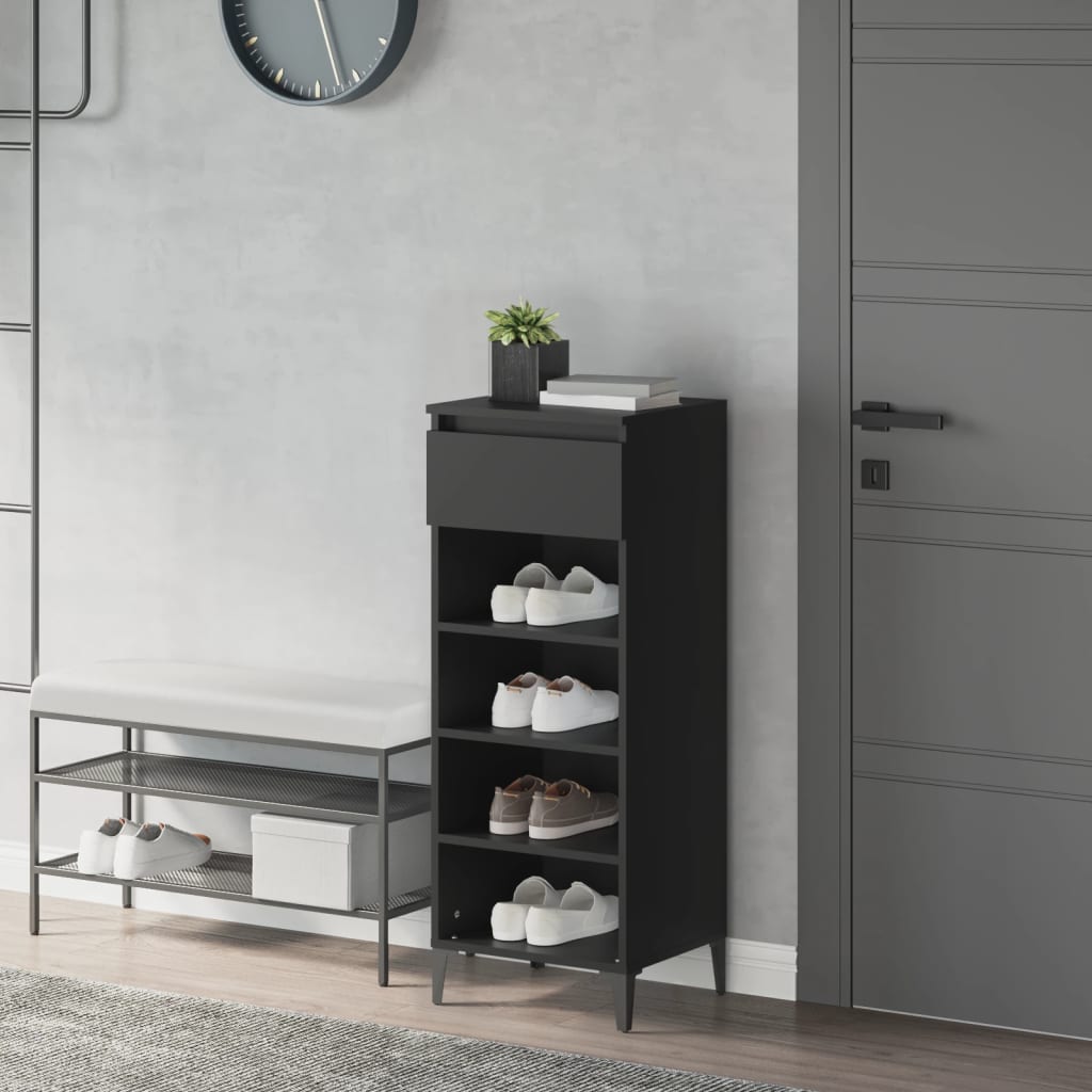 Schuhregal 40X36X105 Cm Holzwerkstoff