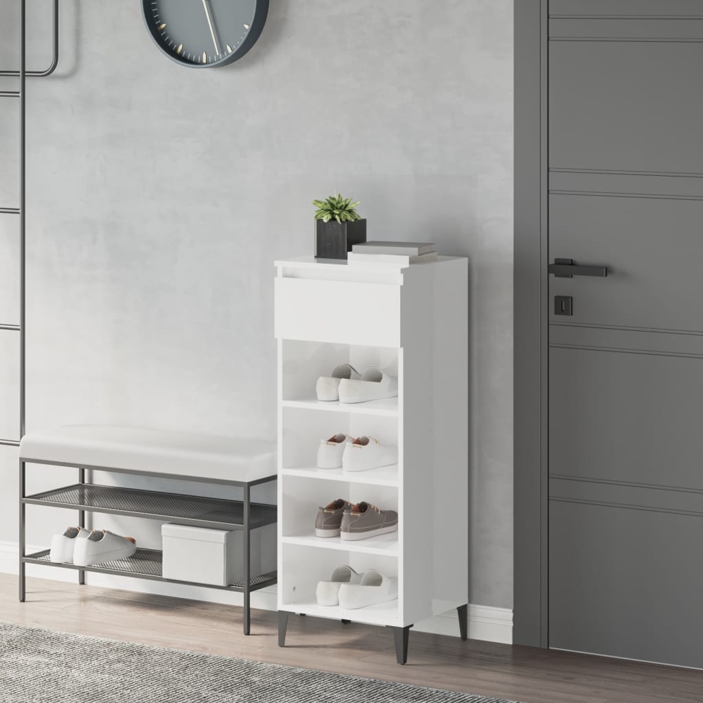 Schuhregal 40X36X105 Cm Holzwerkstoff