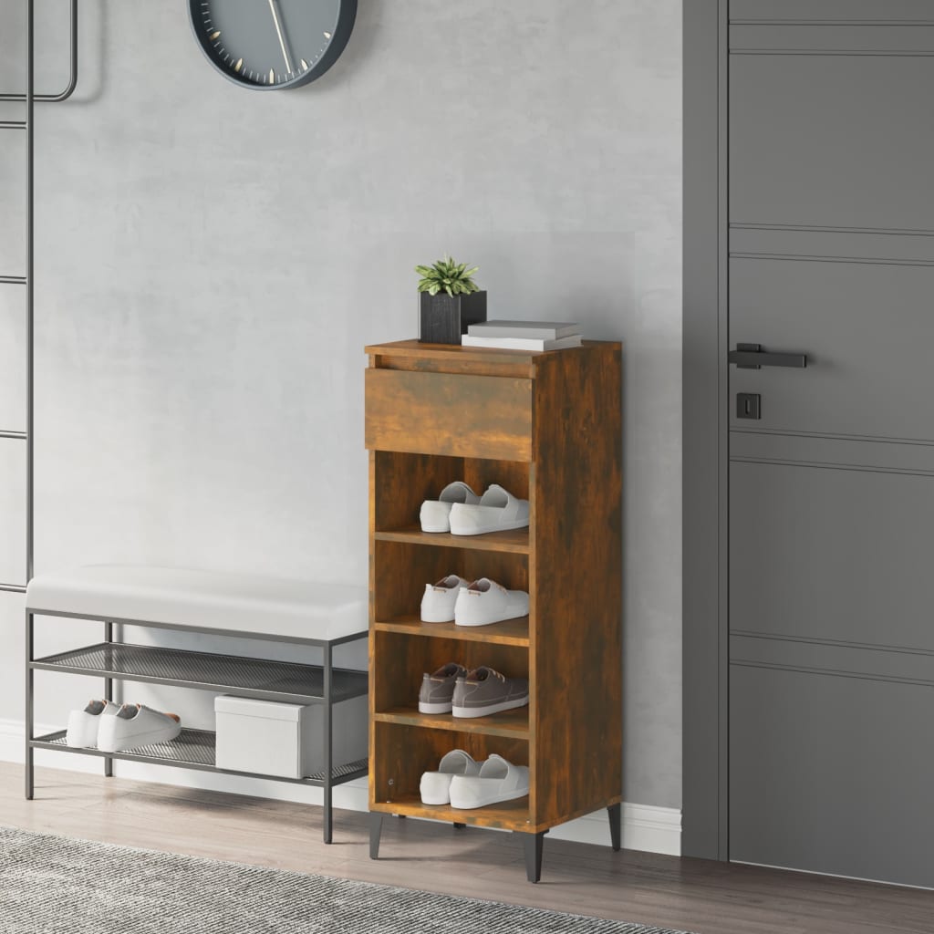 Schuhregal 40X36X105 Cm Holzwerkstoff