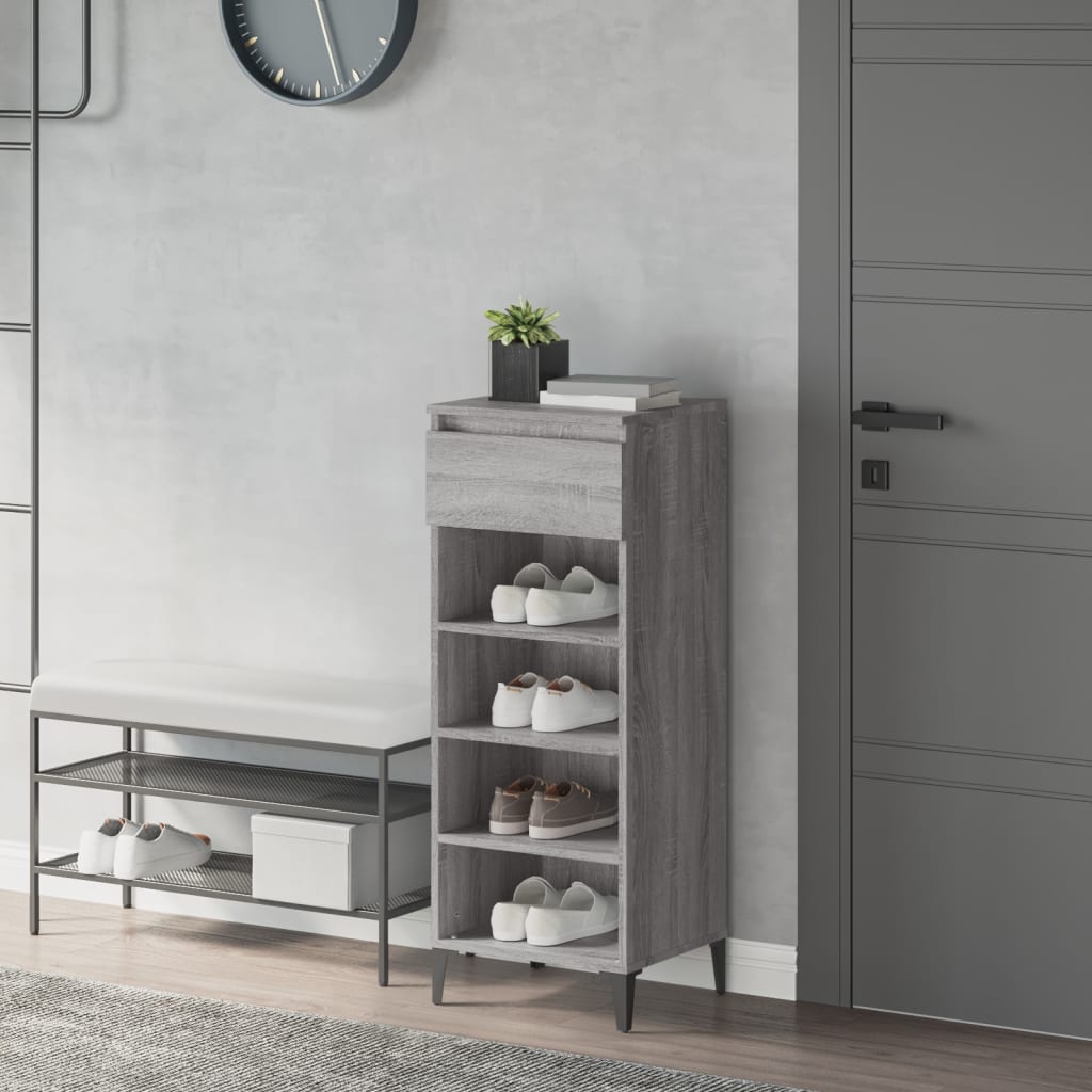 Schuhregal 40X36X105 Cm Holzwerkstoff