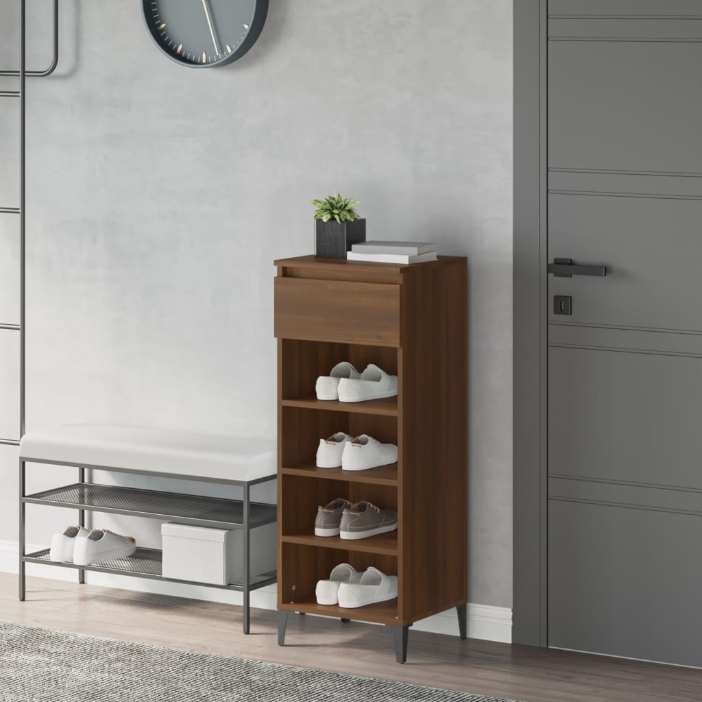 Schuhregal 40X36X105 Cm Holzwerkstoff