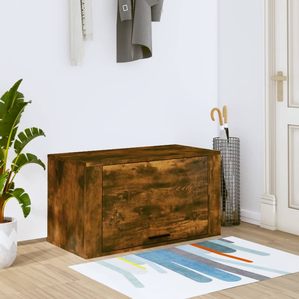Wand-Schuhschrank 70X35X38 Cm Massivholz Kiefer