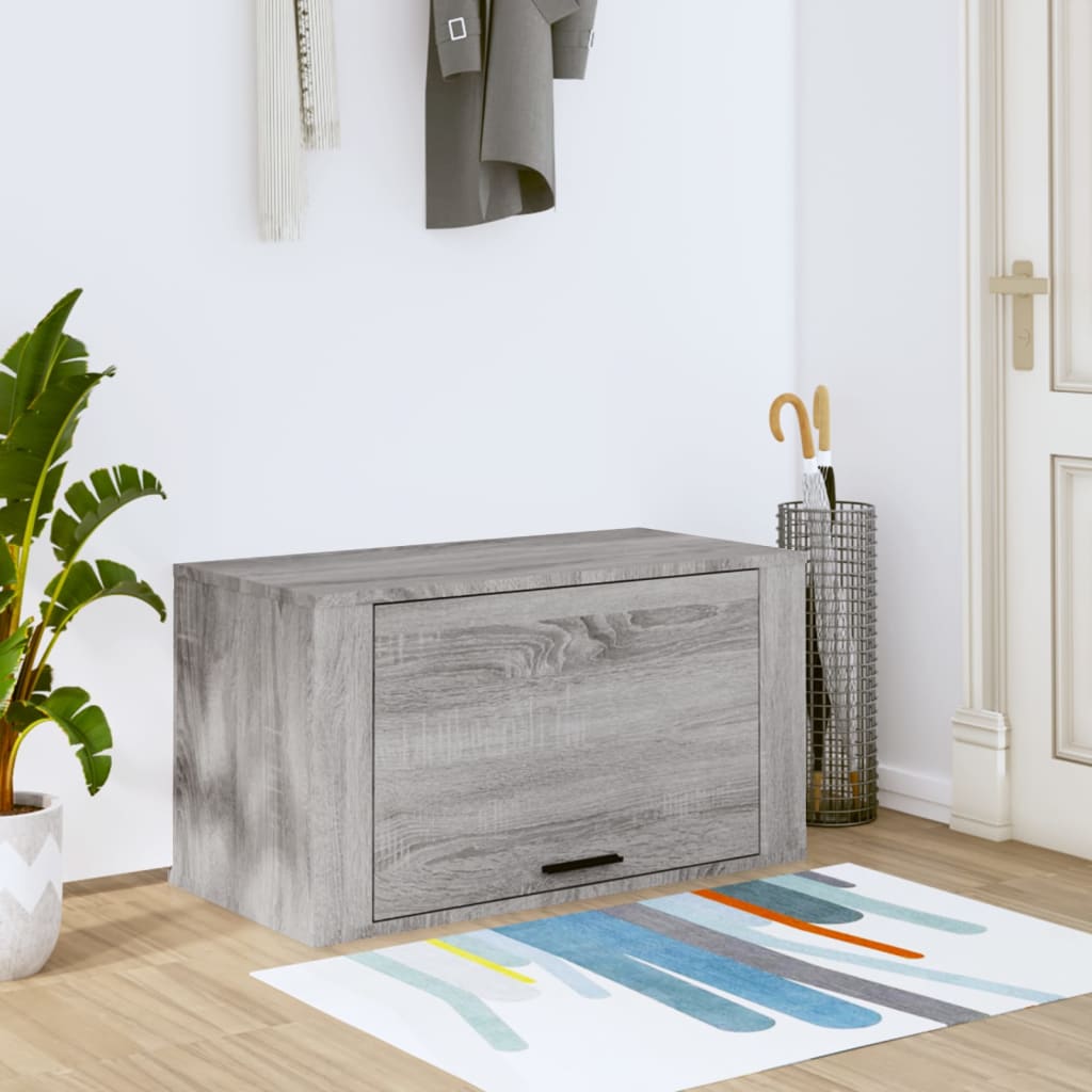 Wand-Schuhschrank 70X35X38 Cm Massivholz Kiefer
