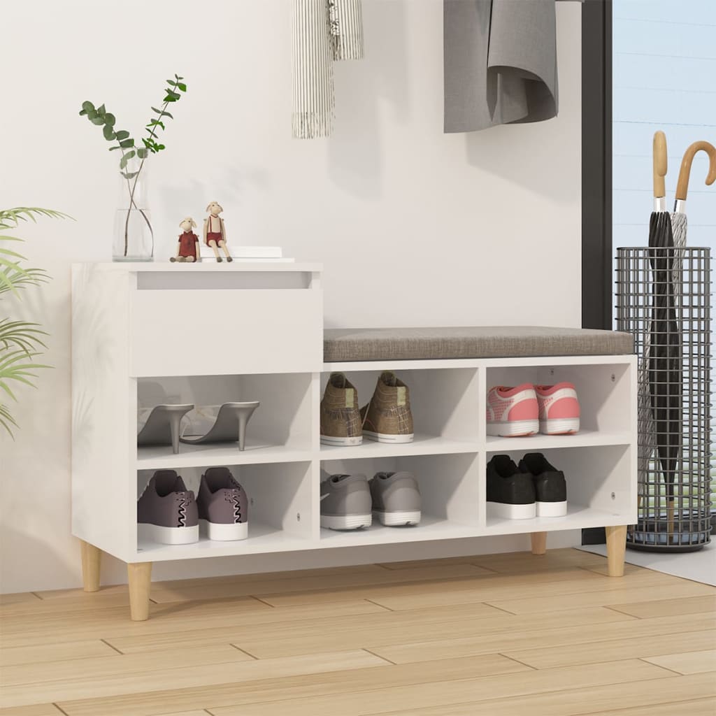 Schuhregal 102X36X60 Cm Holzwerkstoff