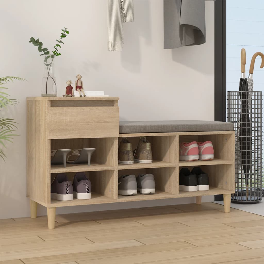 Schuhregal 102X36X60 Cm Holzwerkstoff