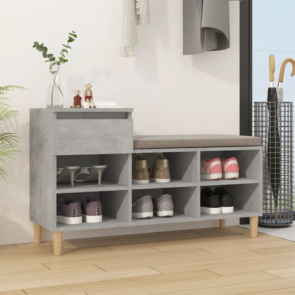 Schuhregal 102X36X60 Cm Holzwerkstoff