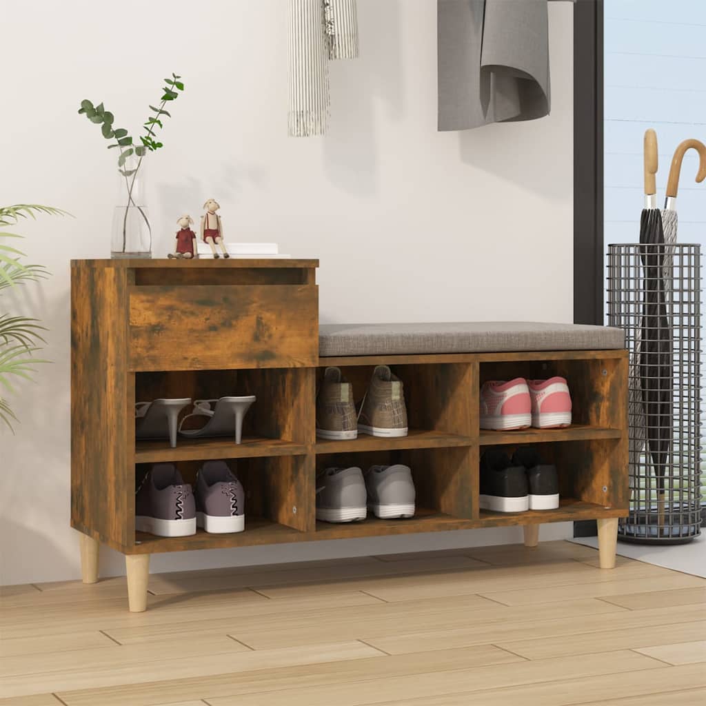 Schuhregal 102X36X60 Cm Holzwerkstoff