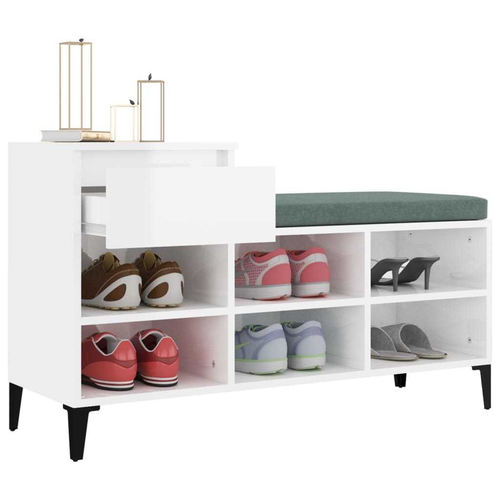 Schuhregal 102X36X60 Cm Holzwerkstoff