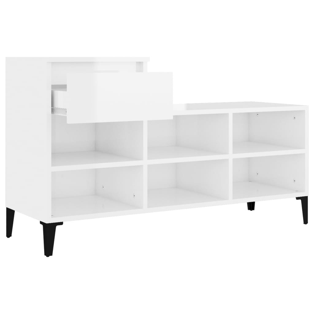 Schuhregal 102X36X60 Cm Holzwerkstoff