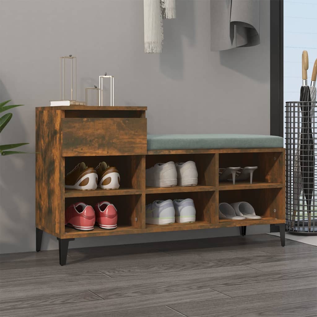 Schuhregal 102X36X60 Cm Holzwerkstoff