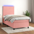 Led Boxspringbett Mit Kopfteil Samt
