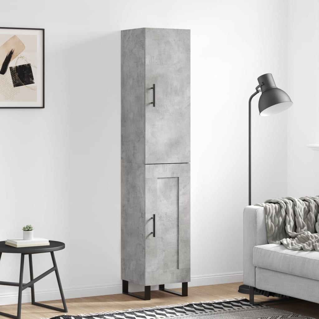 Highboard 34,5 X 34 X 180 Cm Holzwerkstoff