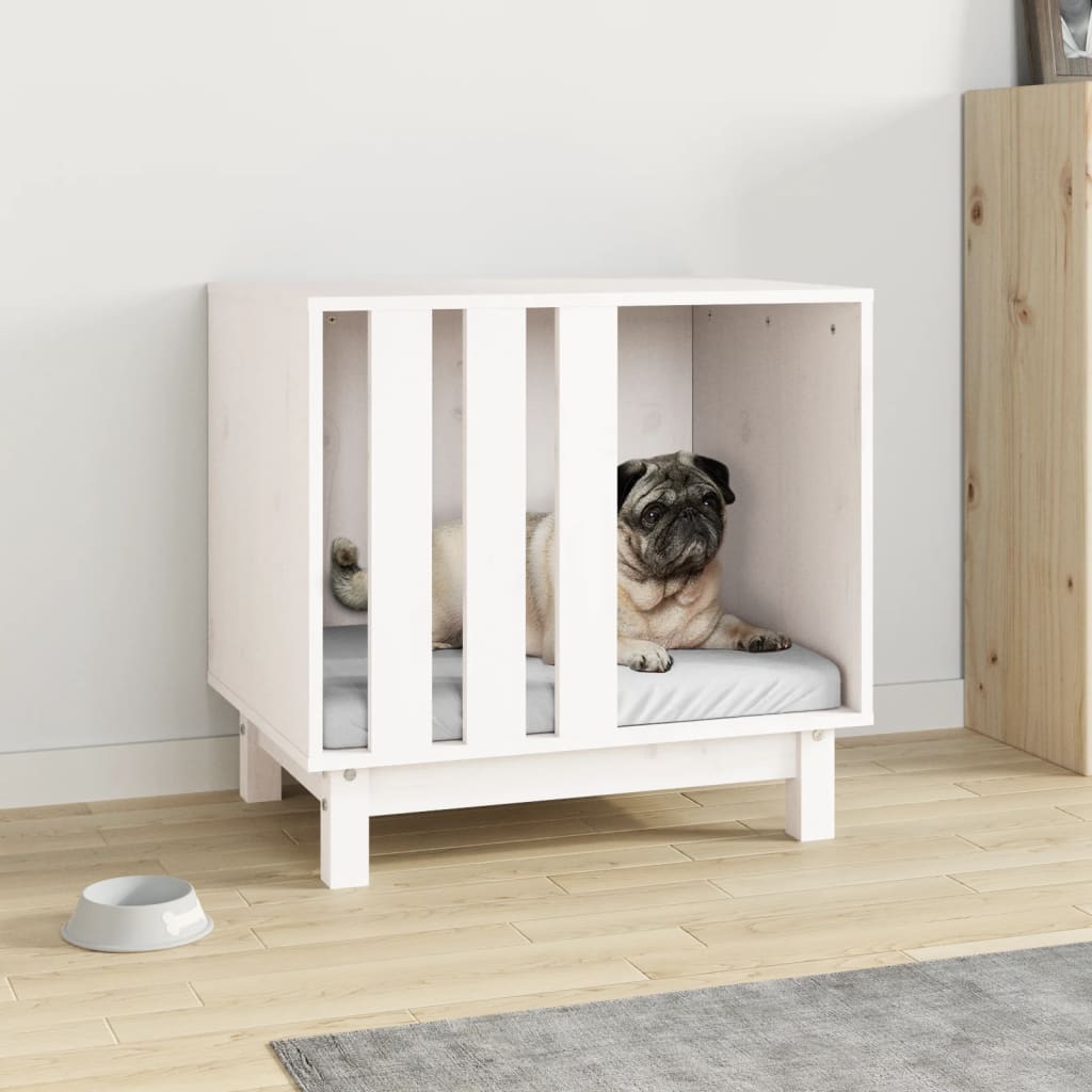 Hundehütte 100 X 70 X 70 Cm Massives Kiefernholz