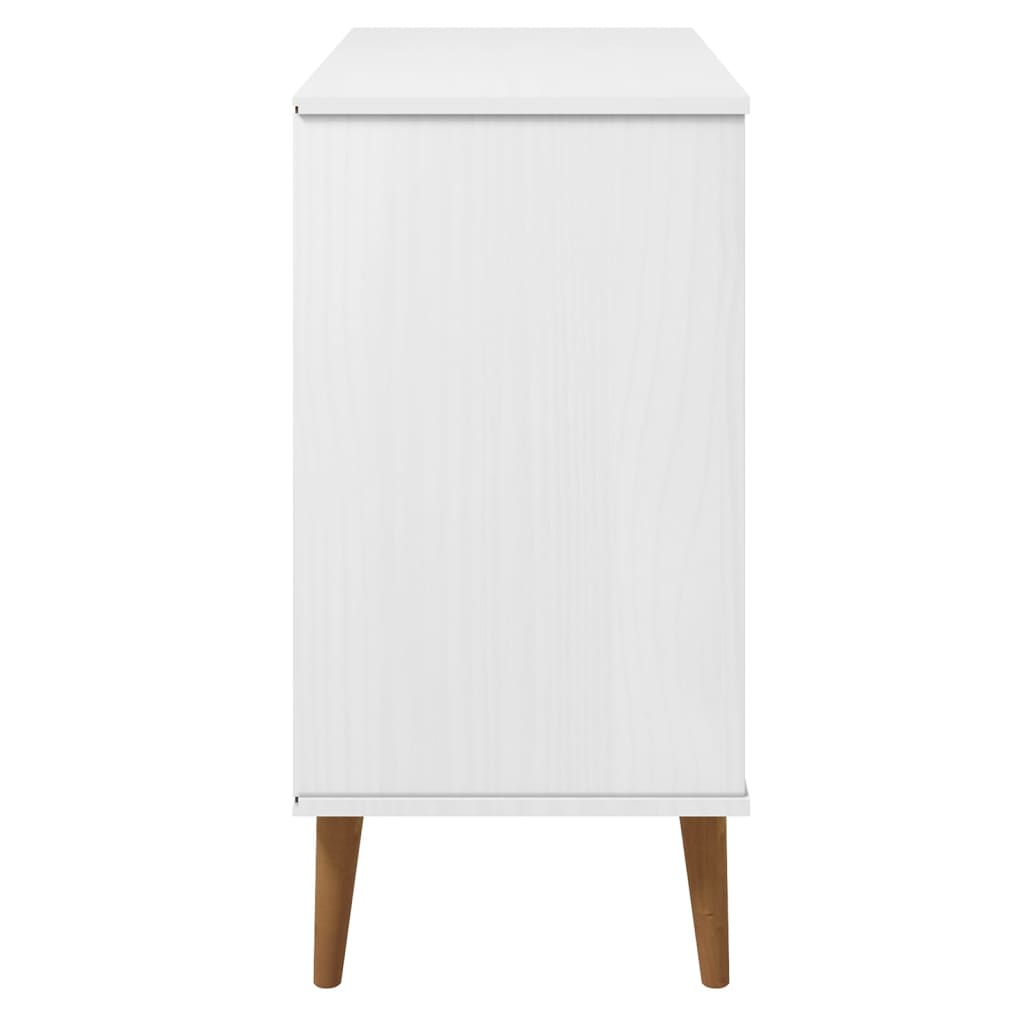 Sideboard Molde 90X40X80 Cm Massivholz Kiefer