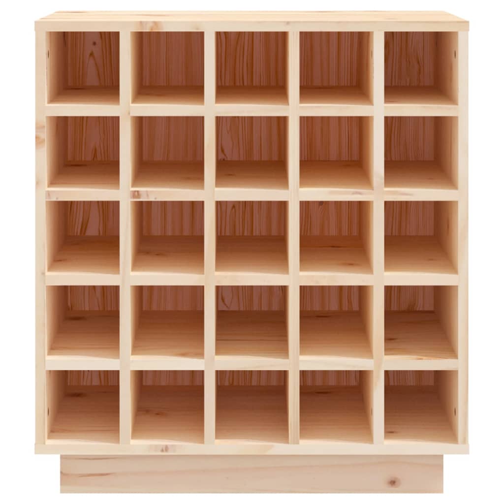 Weinregal 55,5X34X61 Cm Massivholz Kiefer