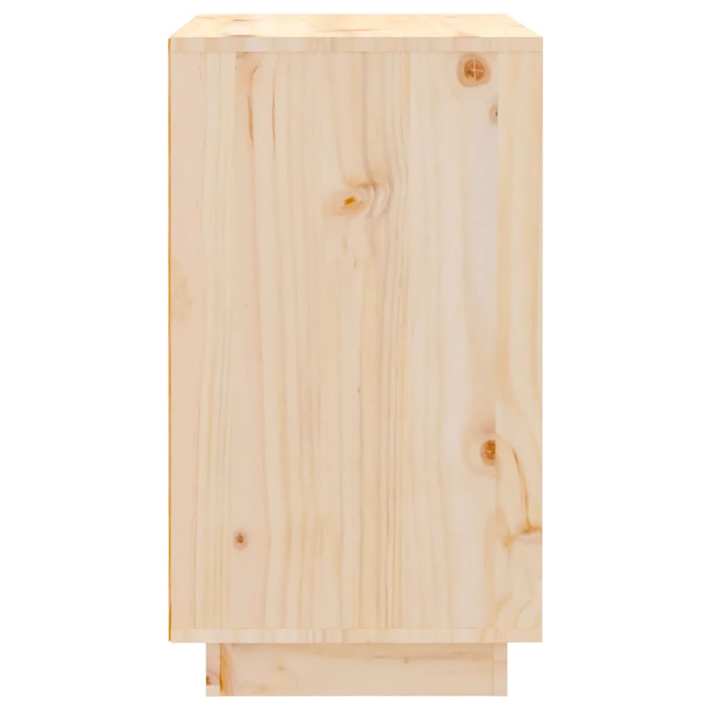 Weinregal 55,5X34X61 Cm Massivholz Kiefer