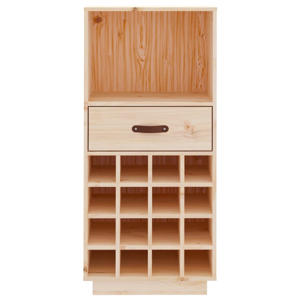 Weinregal 45X34X100 Cm Massivholz Kiefer