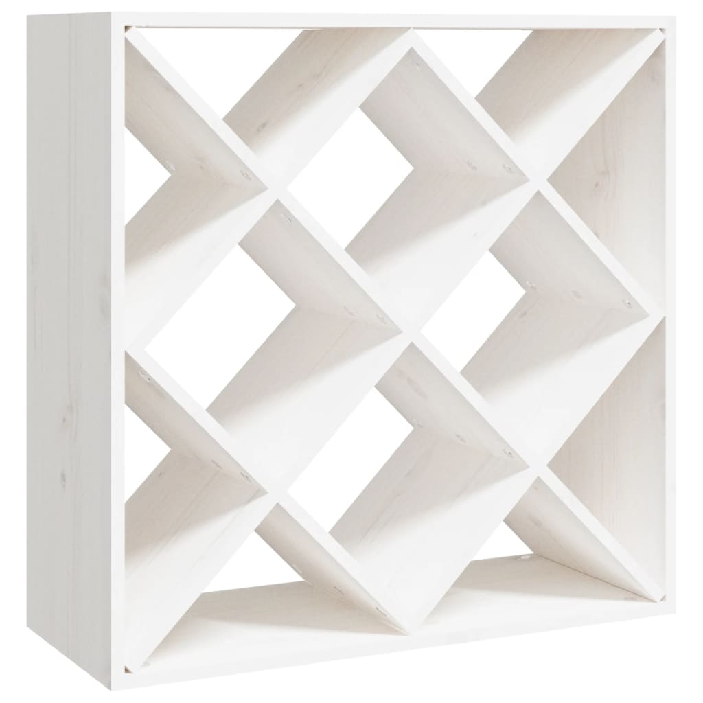 Weinregal 62X25X62 Cm Massivholz Kiefer