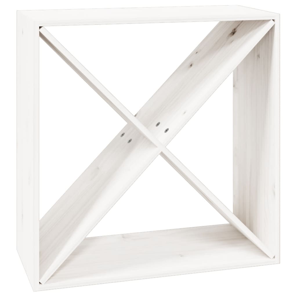 Weinregal 62X25X62 Cm Massivholz Kiefer