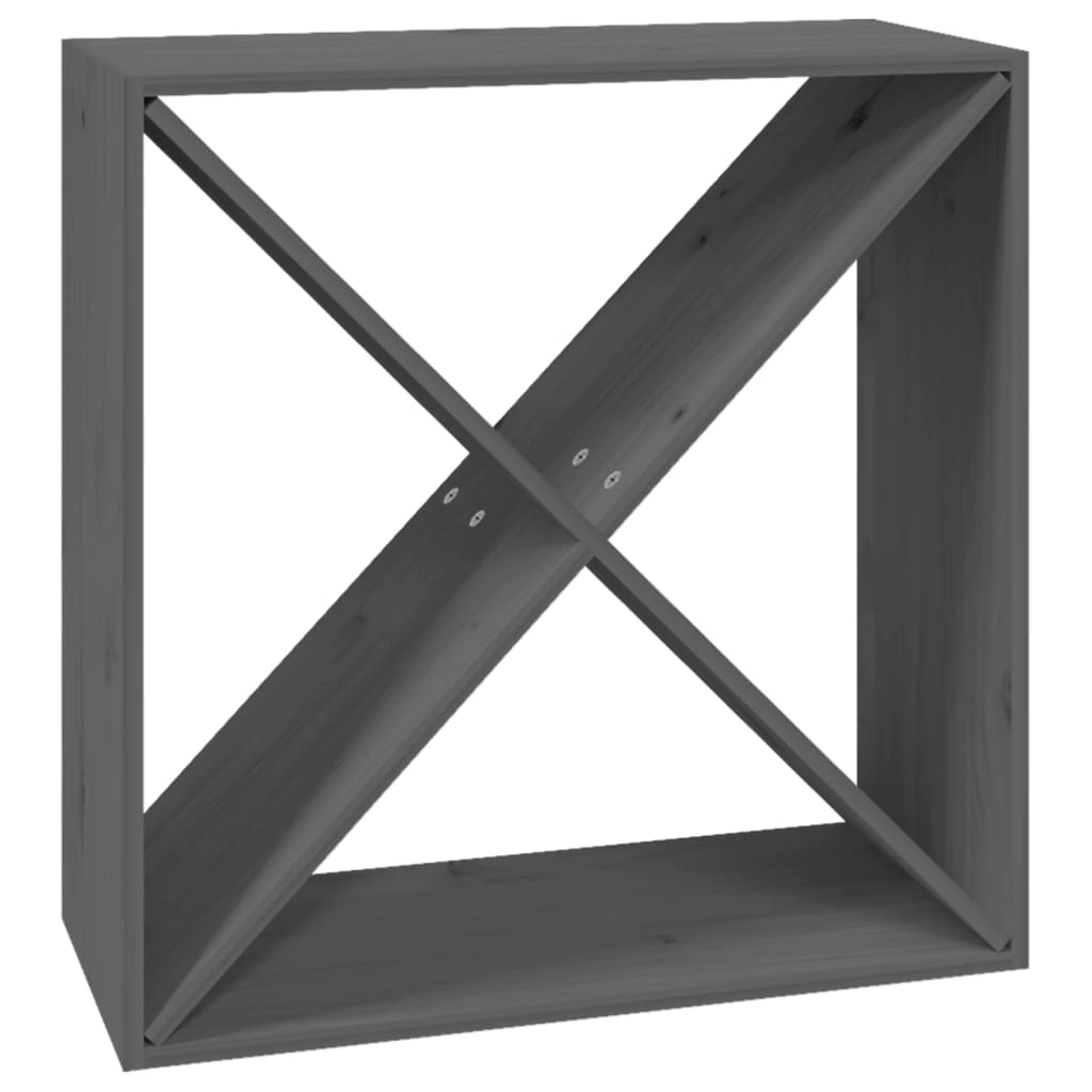Weinregal 62X25X62 Cm Massivholz Kiefer