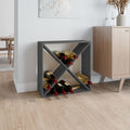 Weinregal 62X25X62 Cm Massivholz Kiefer