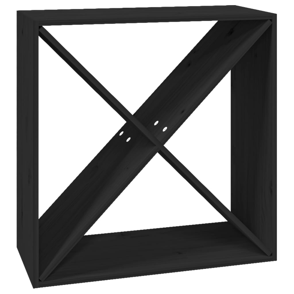 Weinregal 62X25X62 Cm Massivholz Kiefer