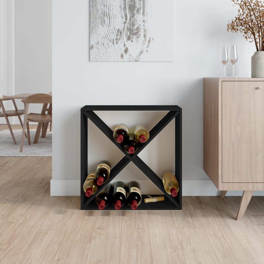 Weinregal 62X25X62 Cm Massivholz Kiefer