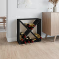 Weinregal 62X25X62 Cm Massivholz Kiefer