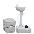 Tragbare Campingtoilette Mit Waschbecken