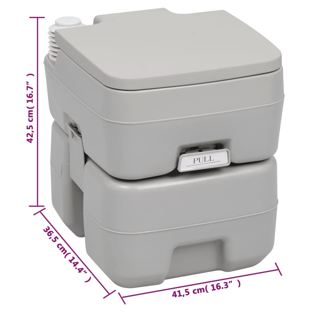 Tragbare Campingtoilette Mit Waschbecken