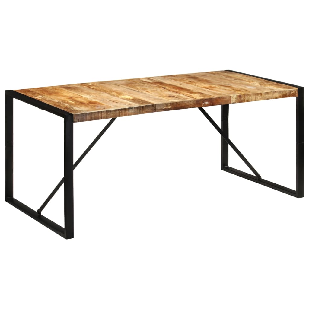 Esstisch 175X90X76 Cm Raues Massivholz Mango