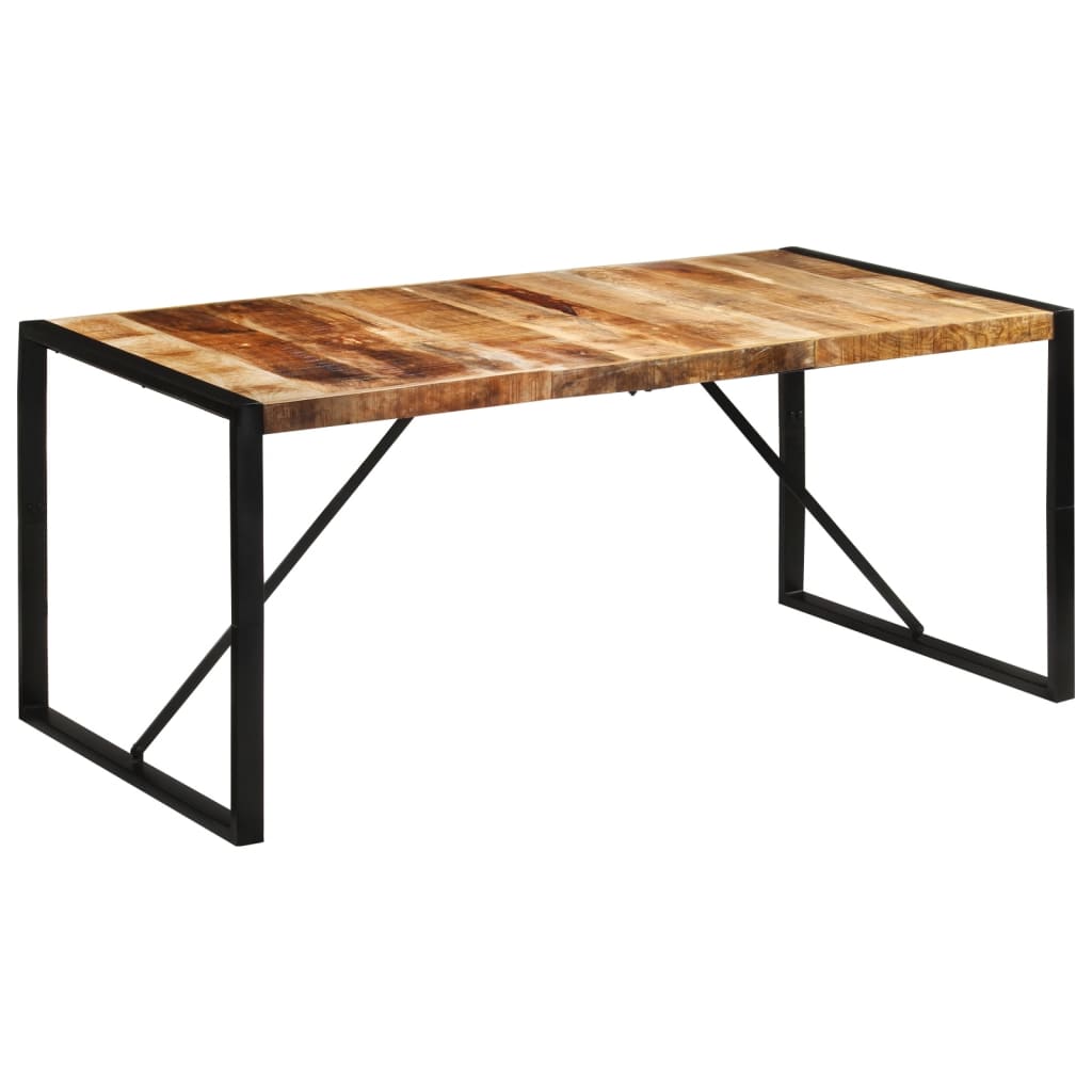 Esstisch 175X90X76 Cm Raues Massivholz Mango