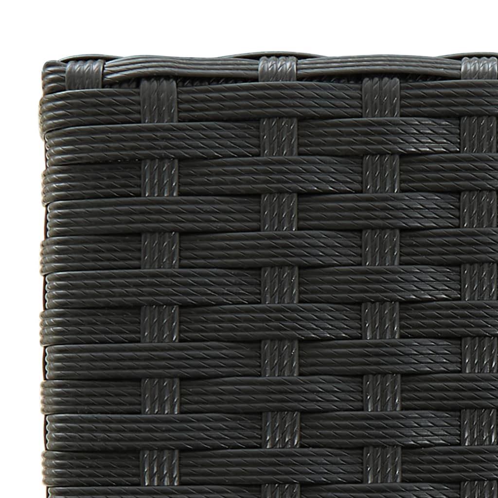 7-Tlg. Gartenbar-Set Poly Rattan