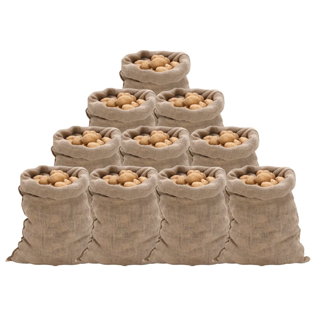 Jutesäcke 5 Stk. 100% Jute 220 G/M²