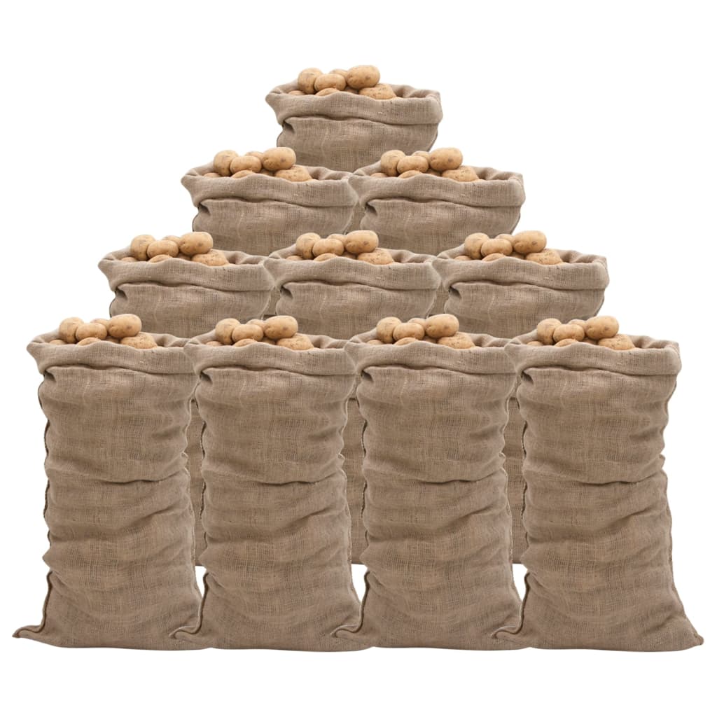Jutesäcke 5 Stk. 100% Jute 220 G/M²