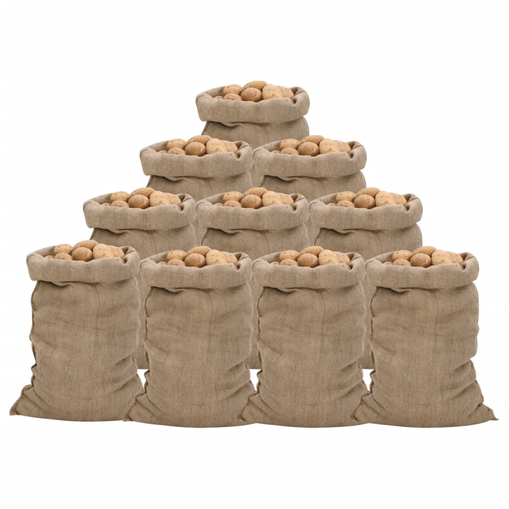Jutesäcke 30 Stk. 100% Jute 340 G/M²
