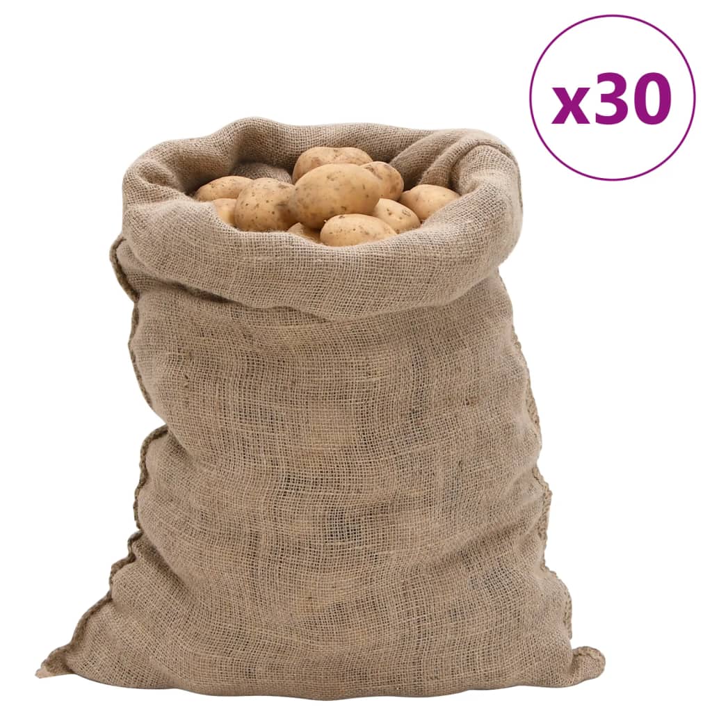 Jutesäcke 5 Stk. 100% Jute 220 G/M²